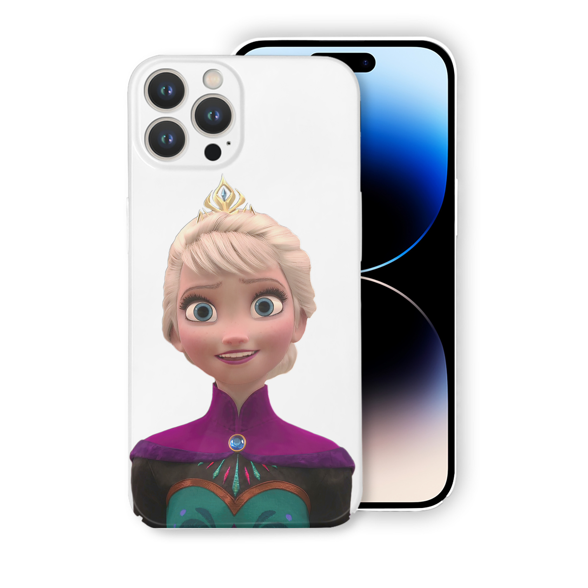 （画像用） アナと雪の女王 アンナ エルサ Frozen Anna Elsa 【iPhone 14シリーズ対応】ハードケース